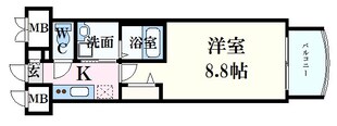 縮景園前駅 徒歩1分 7階の物件間取画像